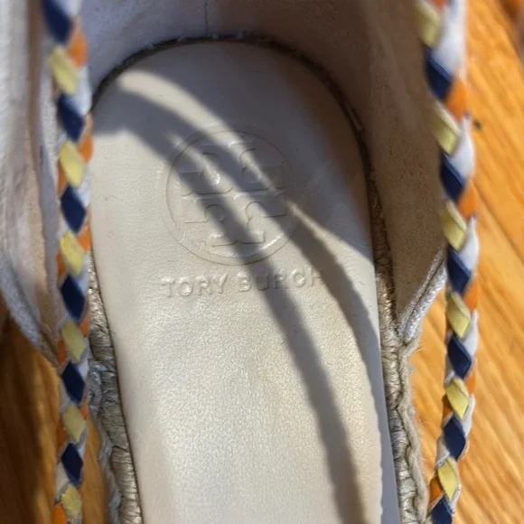 NWT Tory Burch Multicolor Espadrille Sandals - Picture 2 of 3